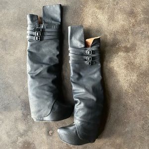 Jeffrey Campbell over the knee boots